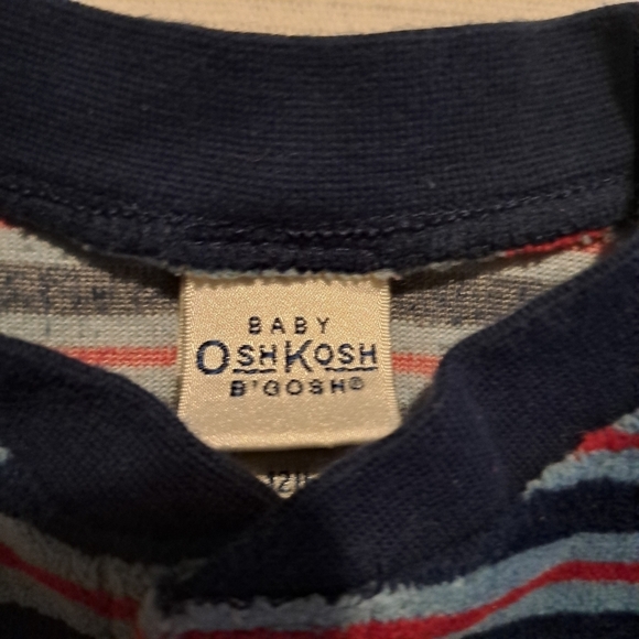 Oshkosh B'Gosh 5-12 lbs velour romper Vintage - Picture 3 of 8